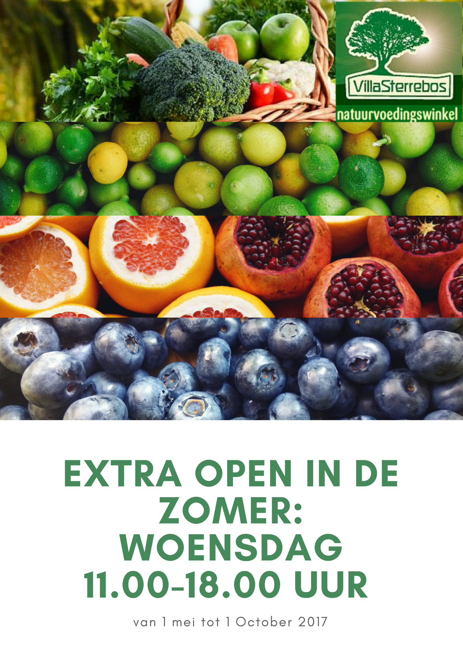 EXTRA OPEN IN DE ZOMER: WOENSDAG 11.00-18.00 UUR
